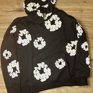 Denim Tears ' Printed cotton wreath ' Hoodie